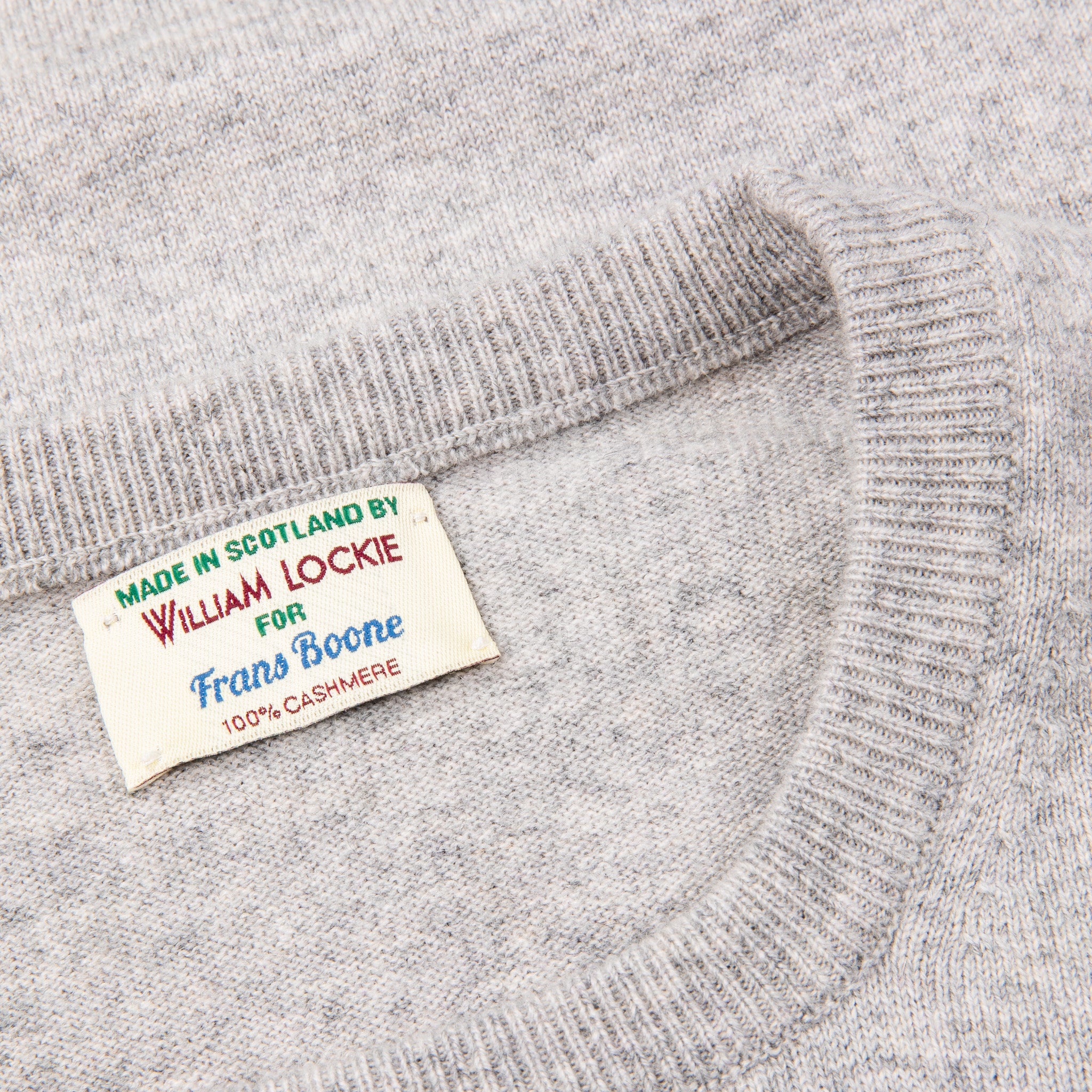 William Lockie Oxton Cashmere Crew Neck Brume