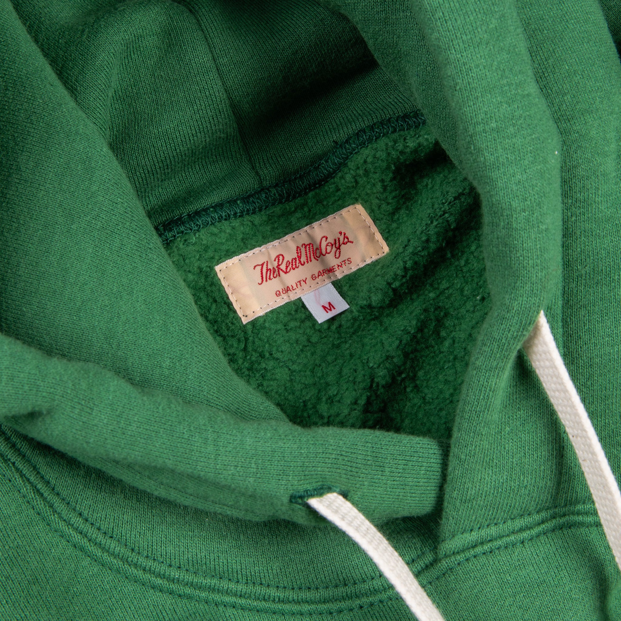 The Real McCoy&#39;s 10 Oz Loopwheel Parka Shamrock