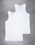 The Real McCoy's Two Pack Undershirts White