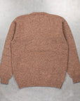 Laurence J. Smith  Super soft Seamless Crew Neck Pullover Nutmeg