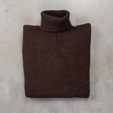 Laurence J. Smith Super Soft Seamless Roll Neck Pullover Truffle
