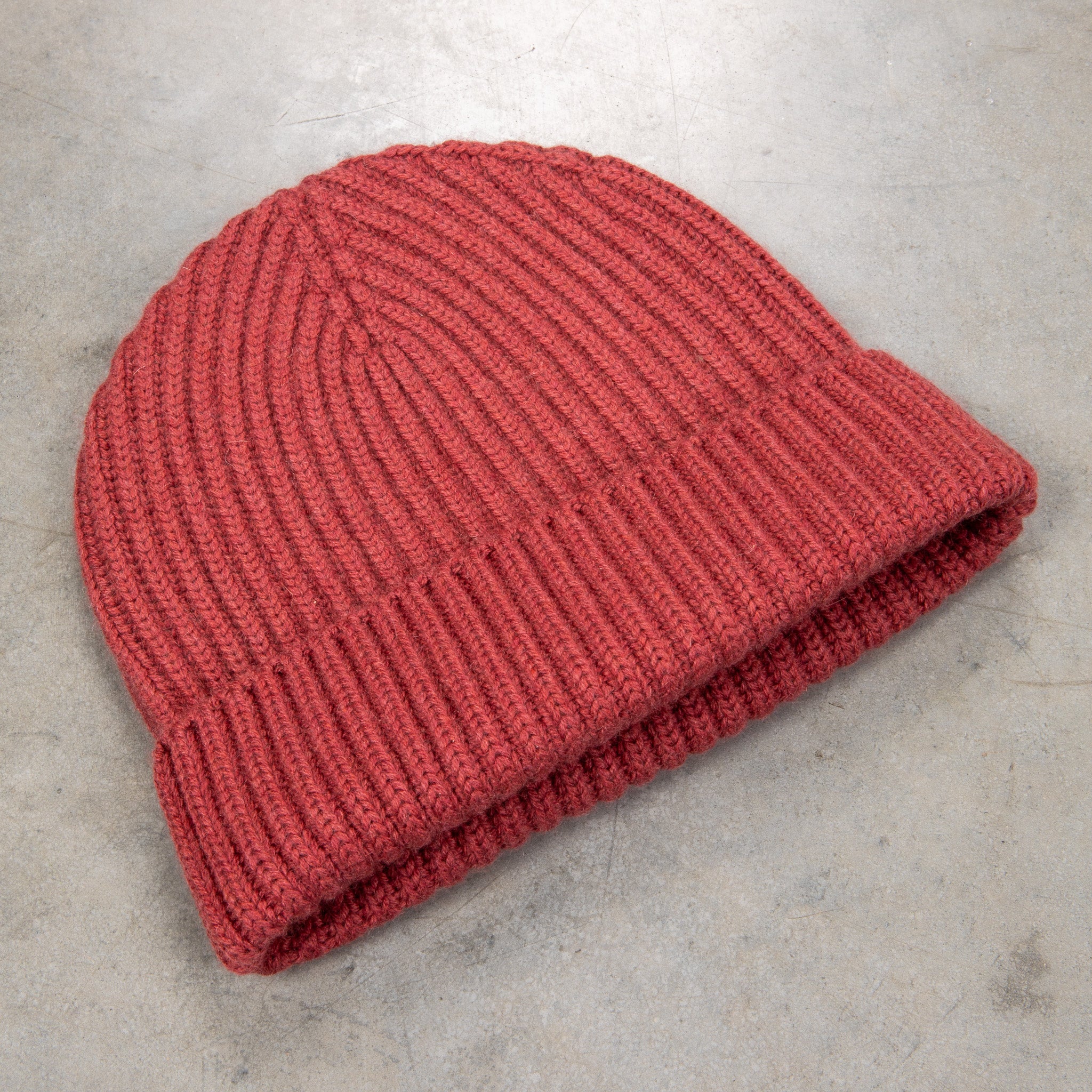William Lockie x Frans Boone Royal Rib Cashmere Hat Brandy