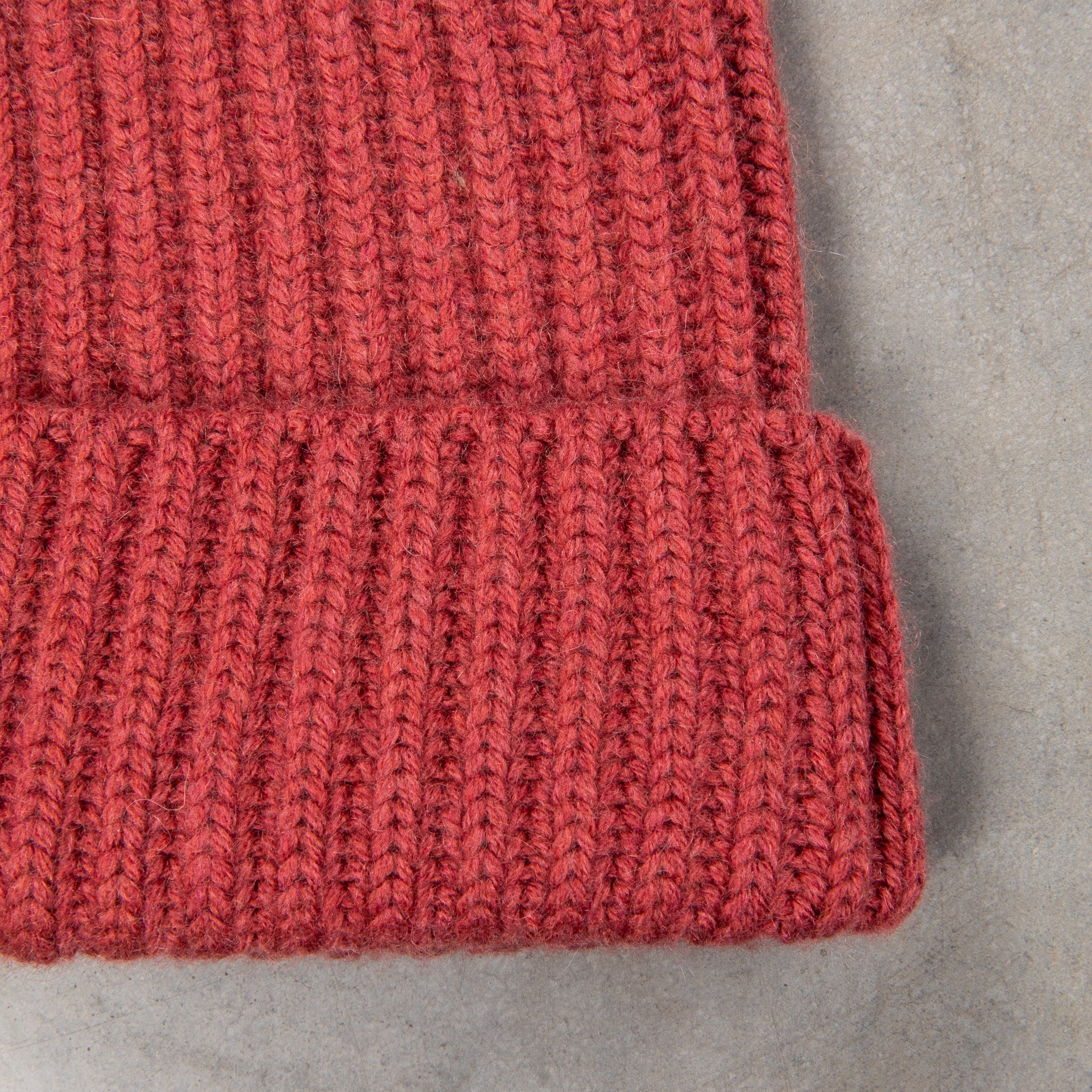 William Lockie x Frans Boone Royal Rib Cashmere Hat Brandy