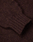 Laurence J. Smith Super Soft Seamless Roll Neck Pullover Truffle