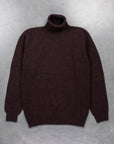 Laurence J. Smith Super Soft Seamless Roll Neck Pullover Truffle