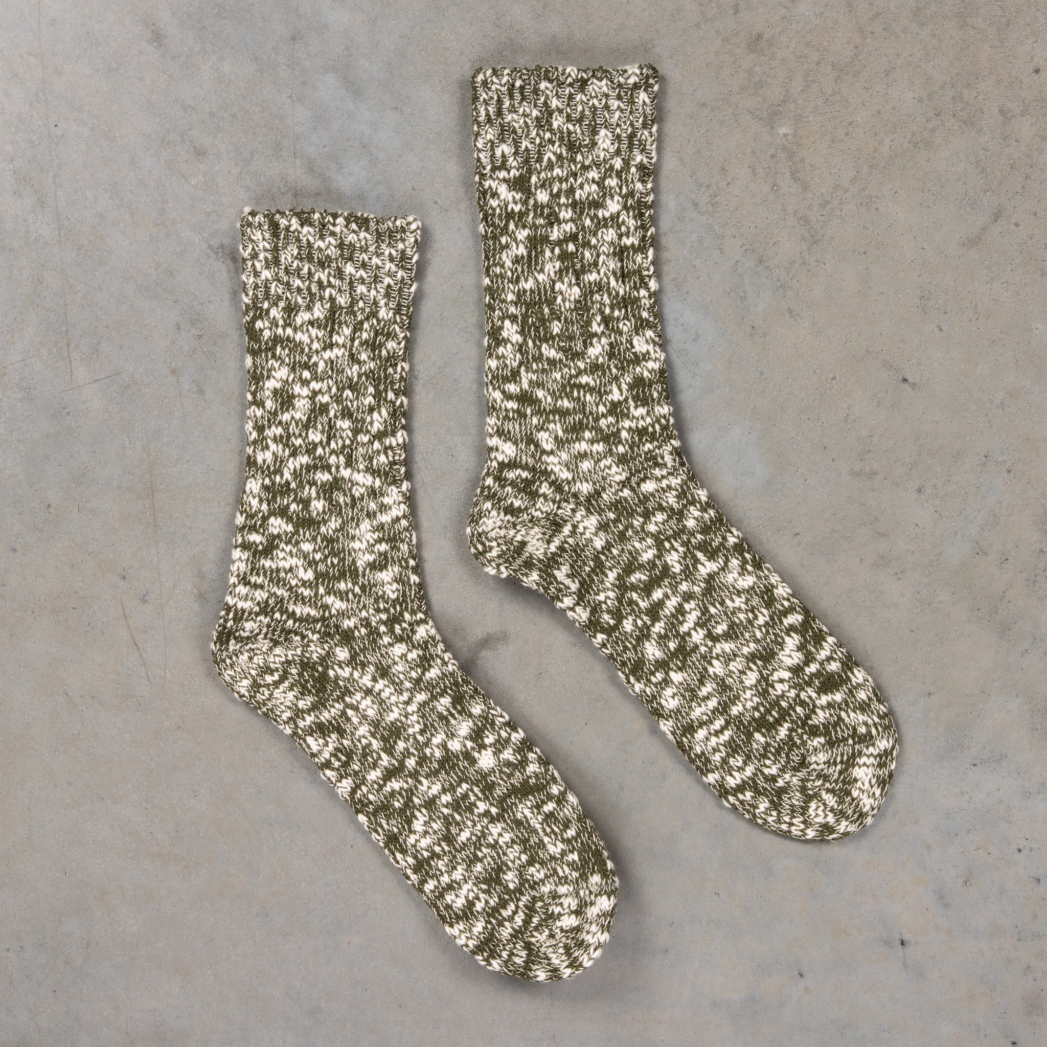 Fullcount 6110 Cotton Mix Socks Moss Green – Frans Boone Store