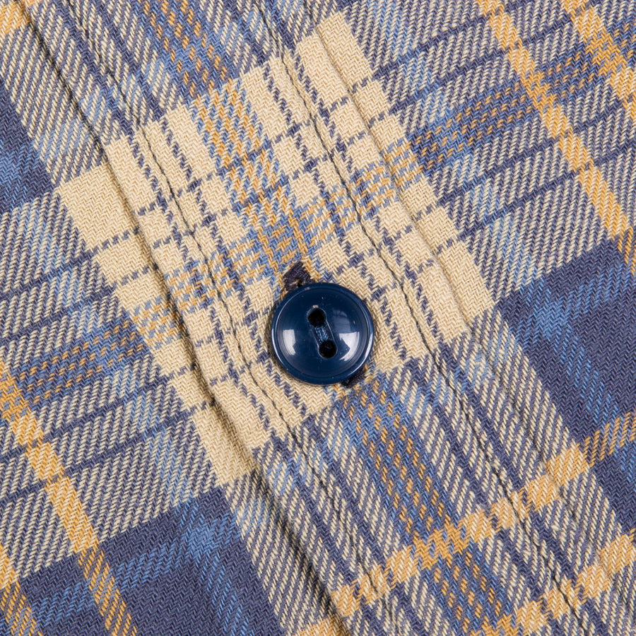 RRL Matlock Shirt Faded Blue and Yellow RL-600 Check