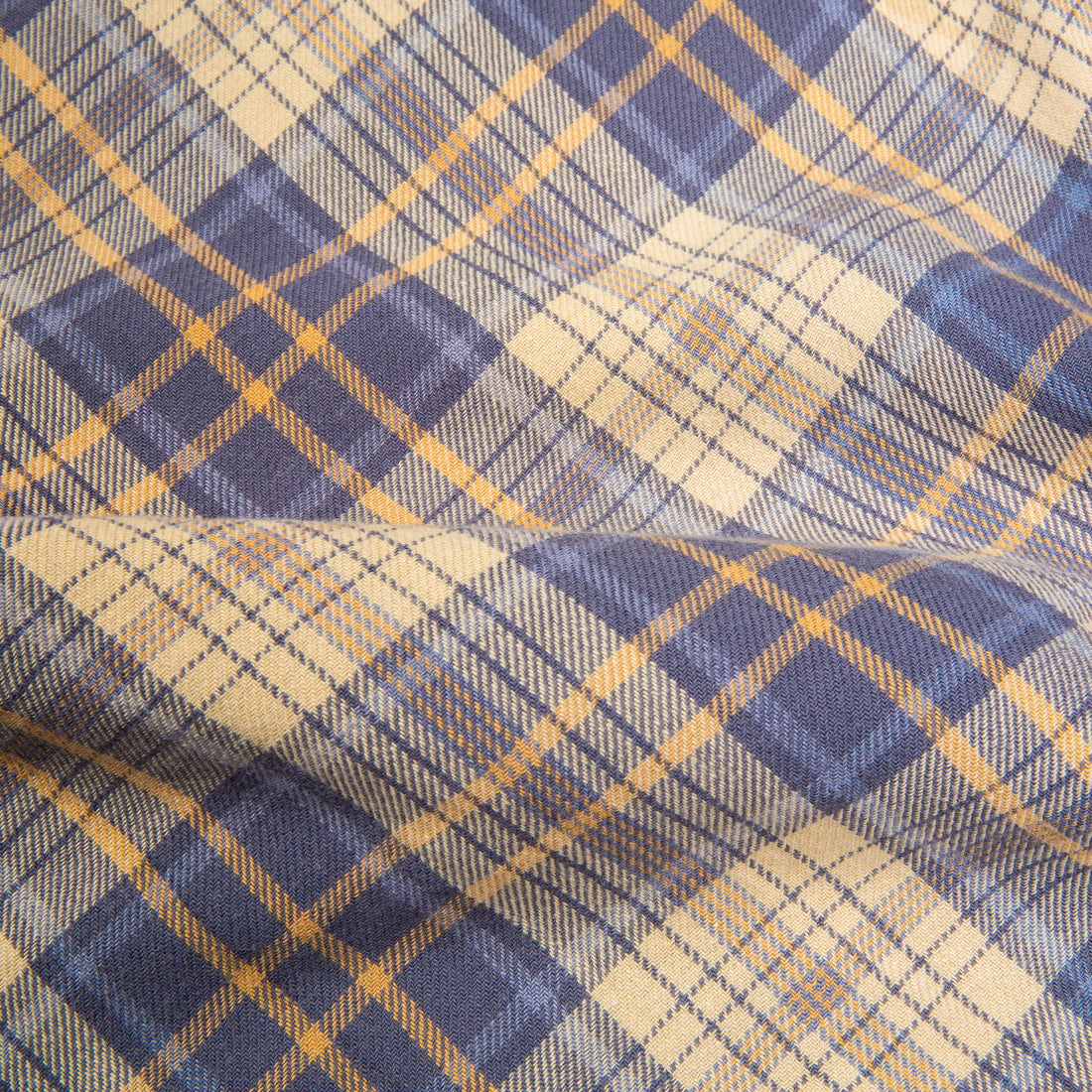 RRL Matlock Shirt Faded Blue and Yellow RL-600 Check