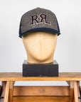 RRL 1930's Wool Ball Cap Navy Flannel
