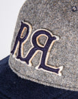 RRL 1930's Wool Ball Cap Navy Flannel
