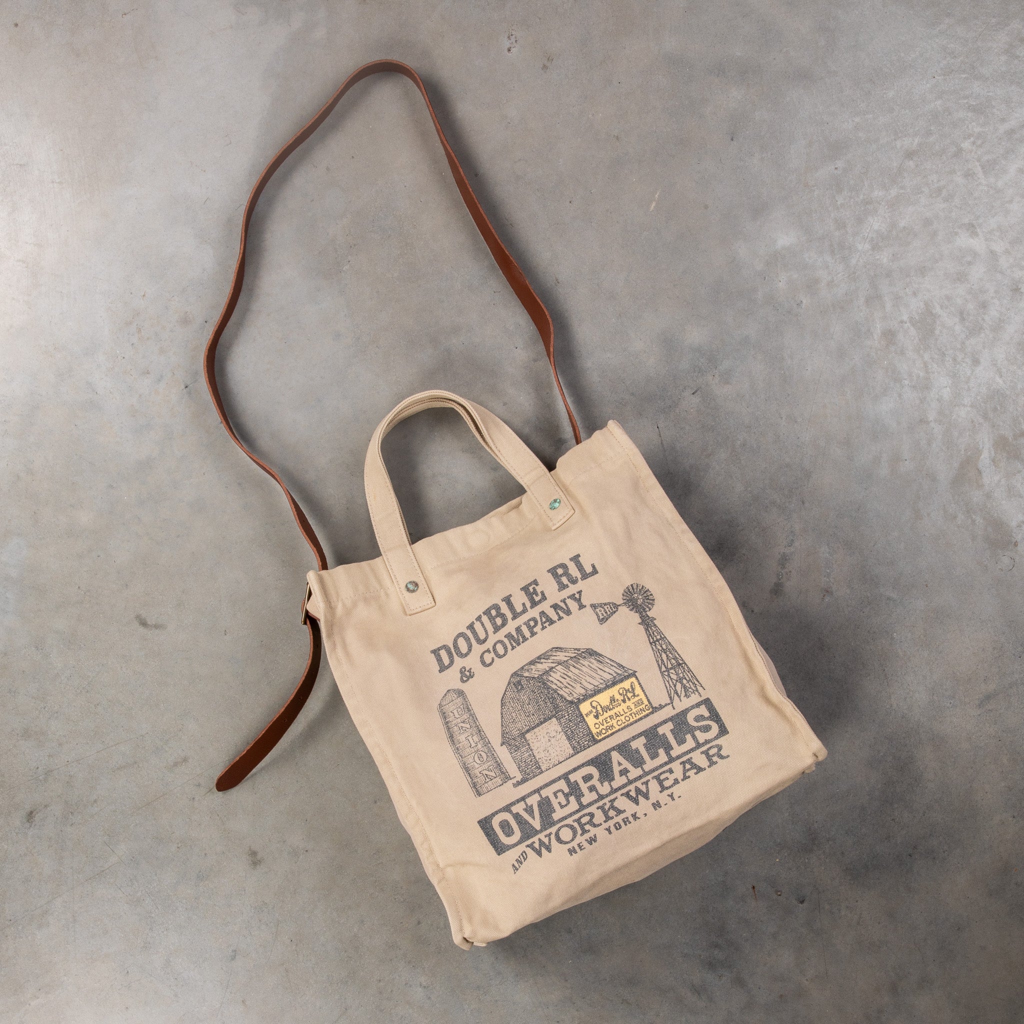 RRL Carpenter Tote Bag Greige