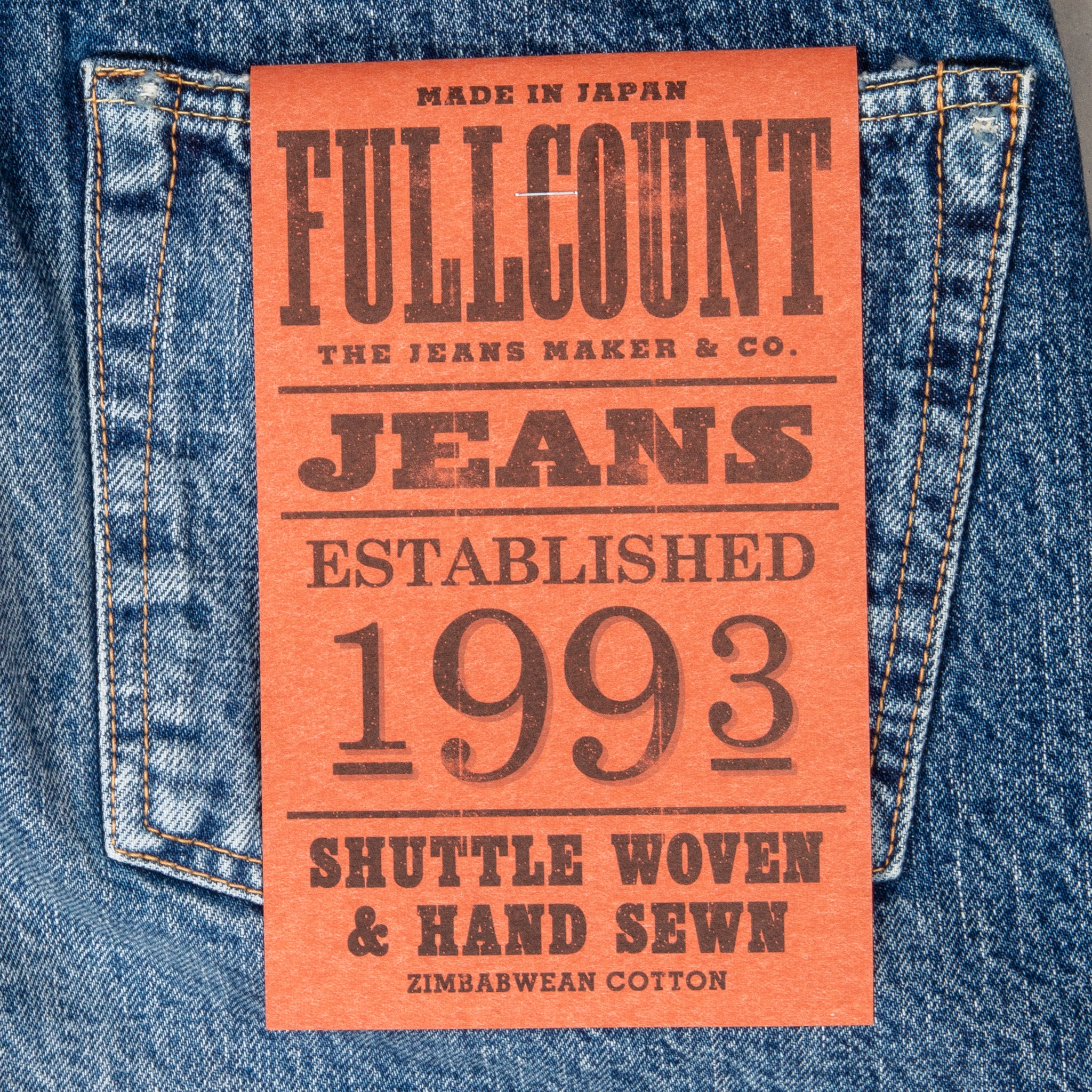 Fullcount 1103 Clean Straight 13.7 Oz Dartford
