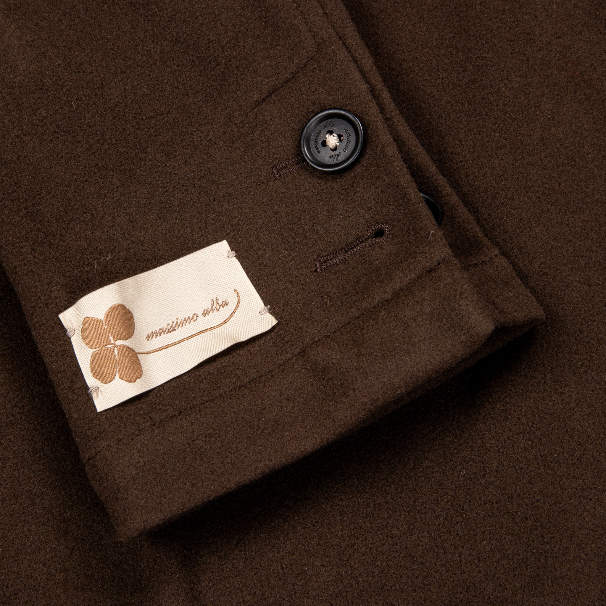 Massimo Alba Baglietto Unstructured Blazer Wool Caffé
