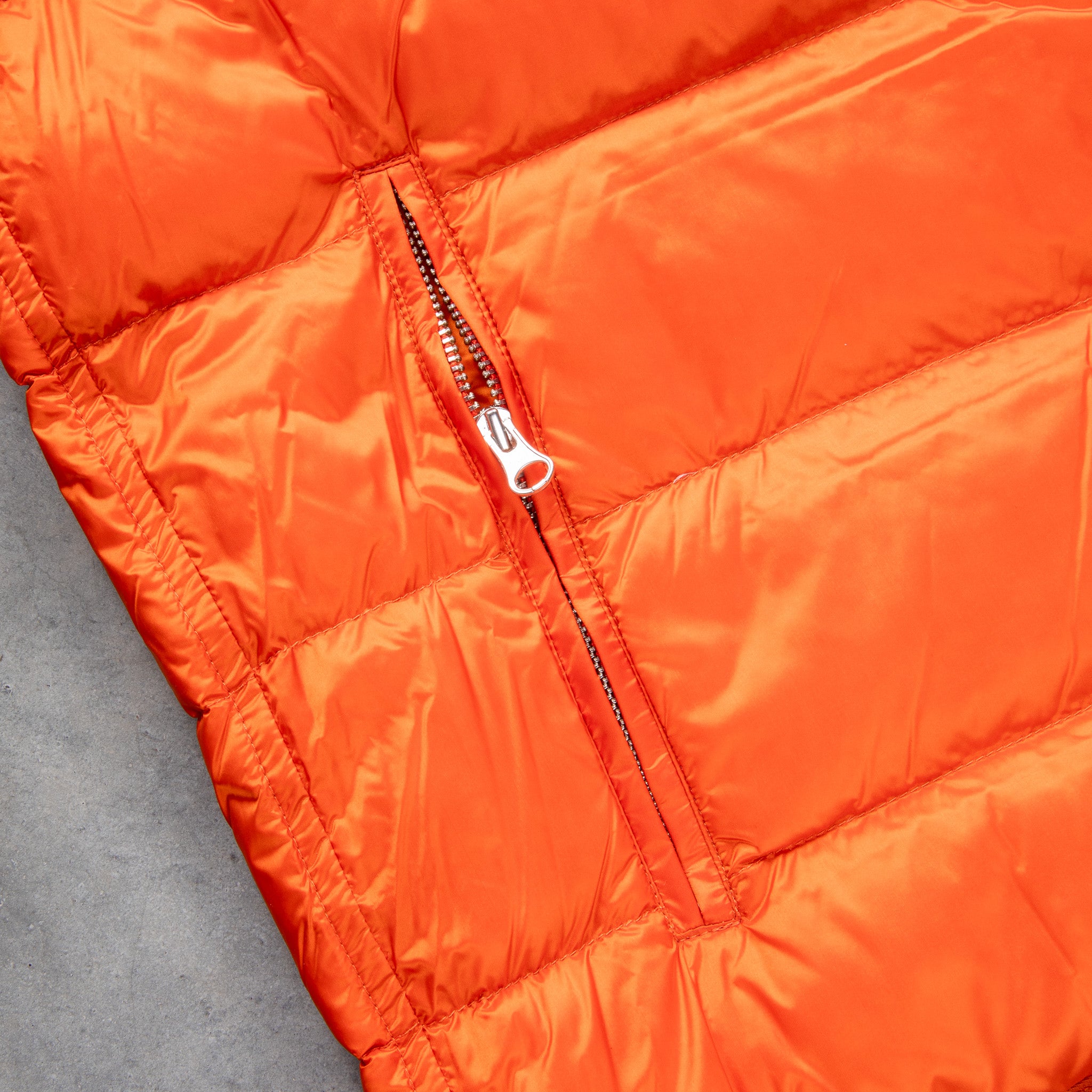 Ten C Hooded Down Liner with pockets Orange Frans Boone Exclusive