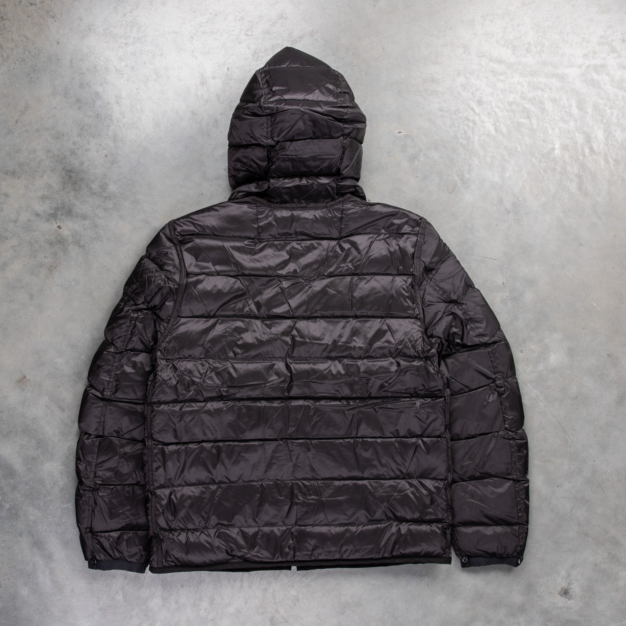 Ten C Hooded Liner With Pockets Black