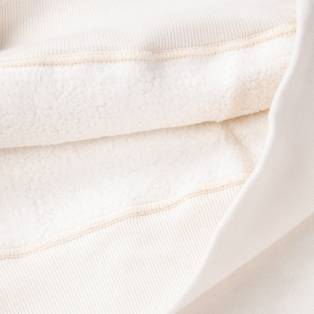 The Real McCoy's 10 Oz Loopwheel Parka Milk