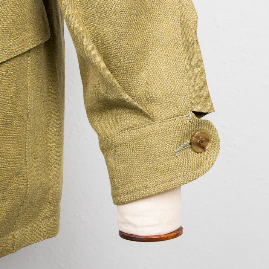 Coherence Robert Jacket Hemp Jaspé Green