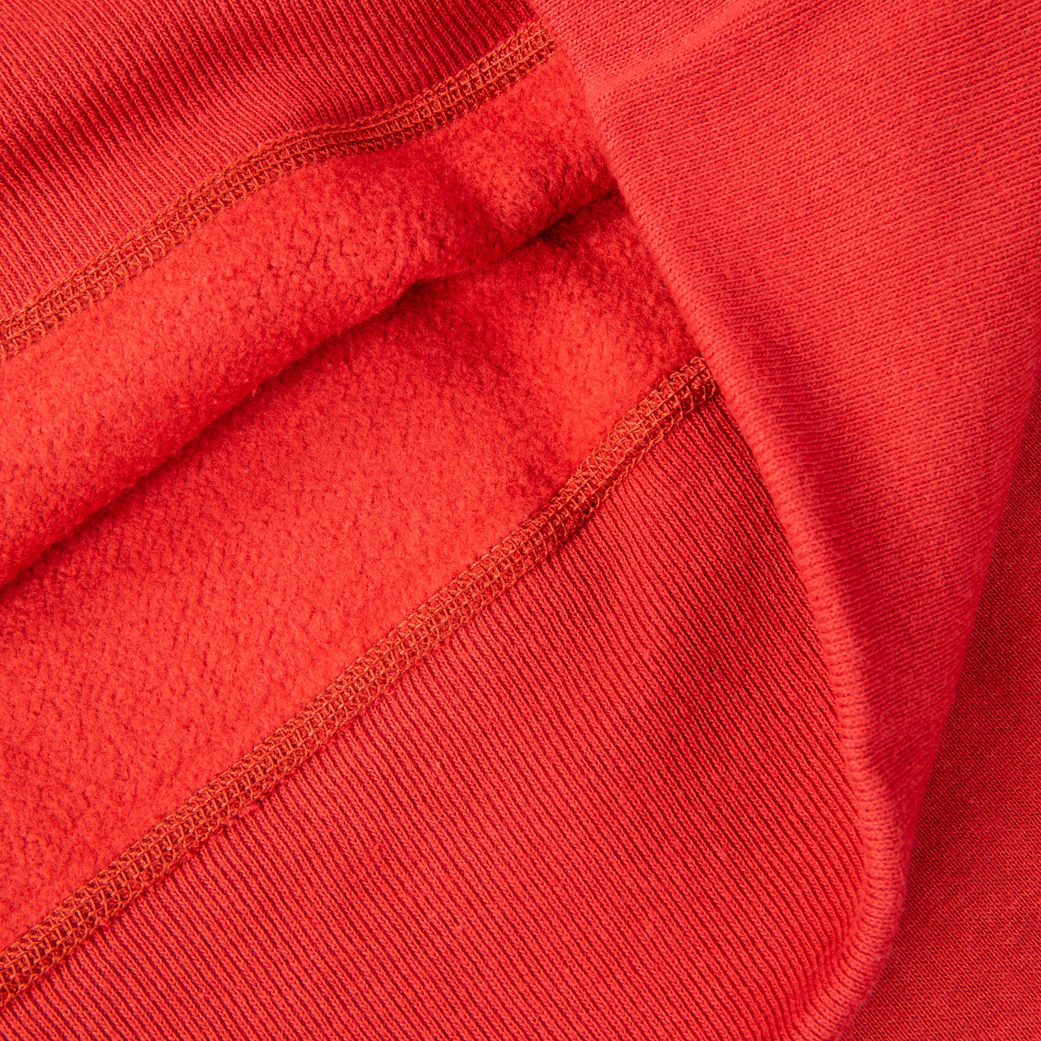 The Real McCoy&#39;s Joe McCoy 10oz loopwheel sweatshirt Cherry