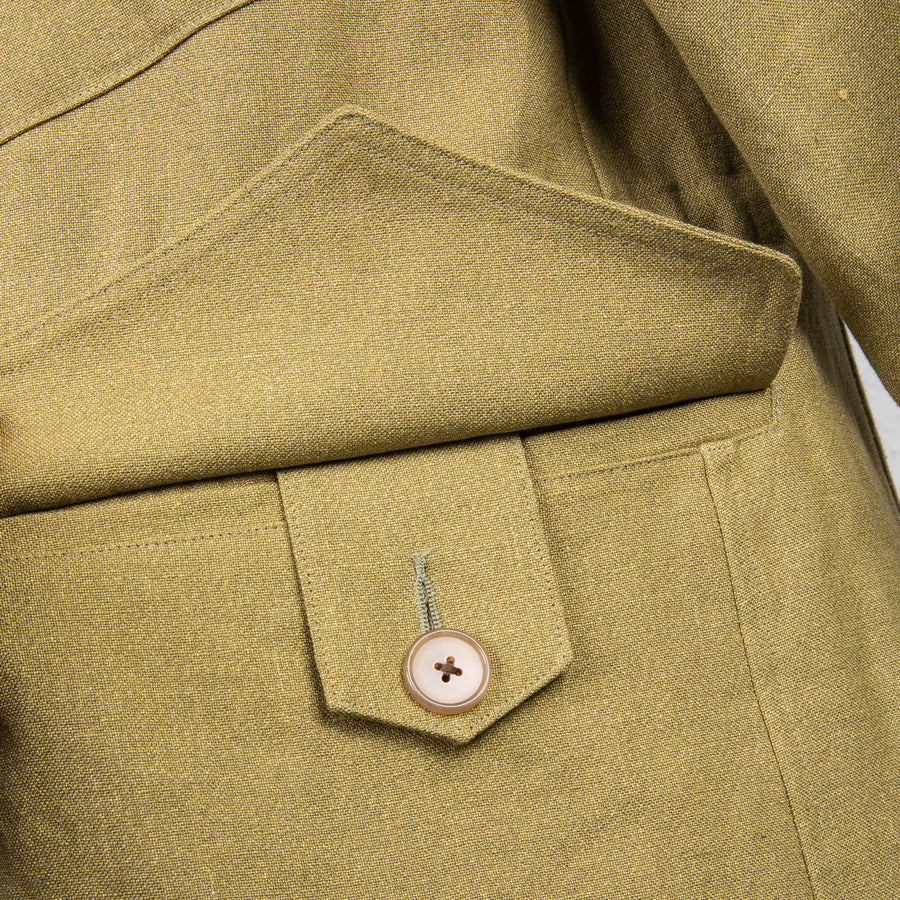 Coherence Robert Jacket Hemp Jaspé Green