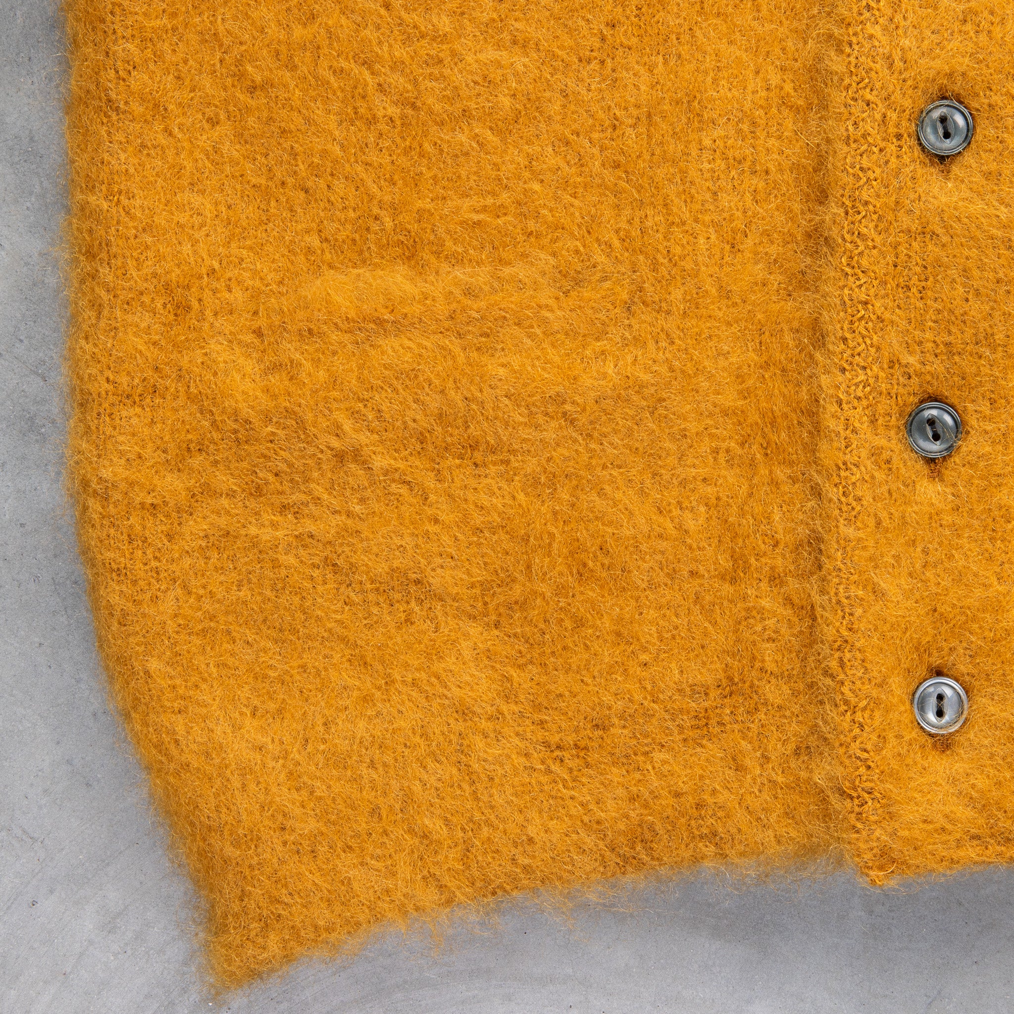 The Real McCoy&#39;s Joe McCoy JM Mohair Cardigan Mustard