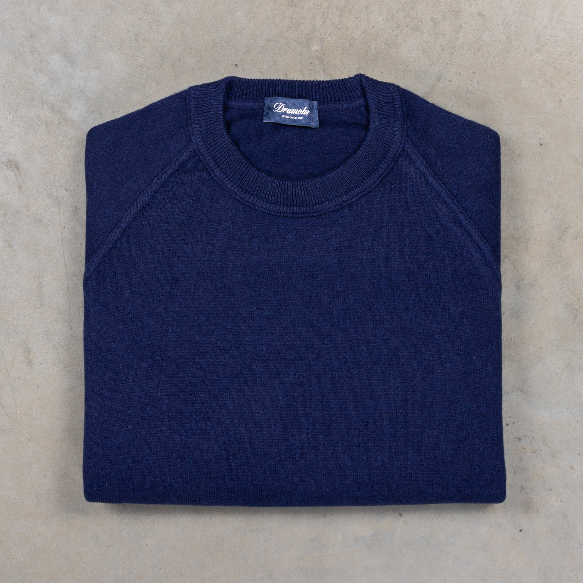 Drumohr Cashmere Felpa Blu – Frans Boone Store