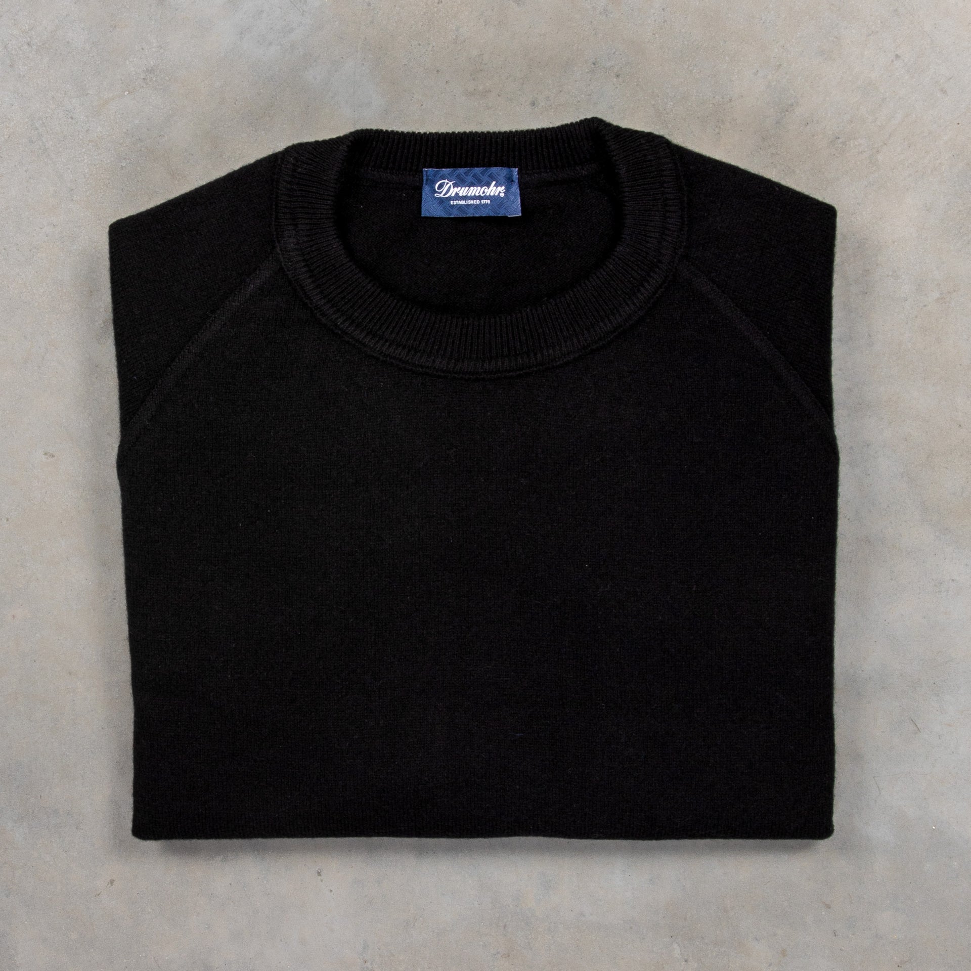 Drumohr Cashmere Felpa Nero – Frans Boone Store