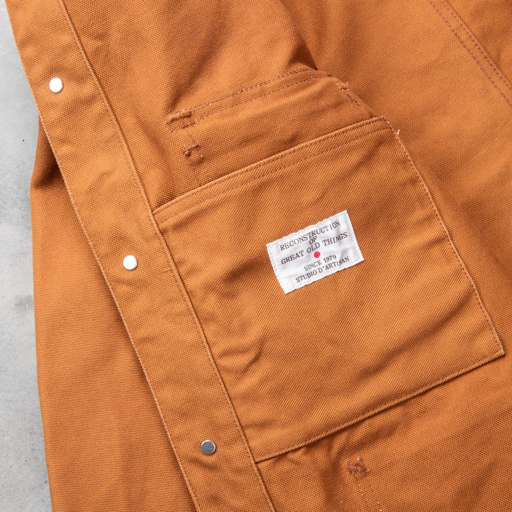 Studio D'Artisan Canvas Duck Jacket Brown – Frans Boone Store