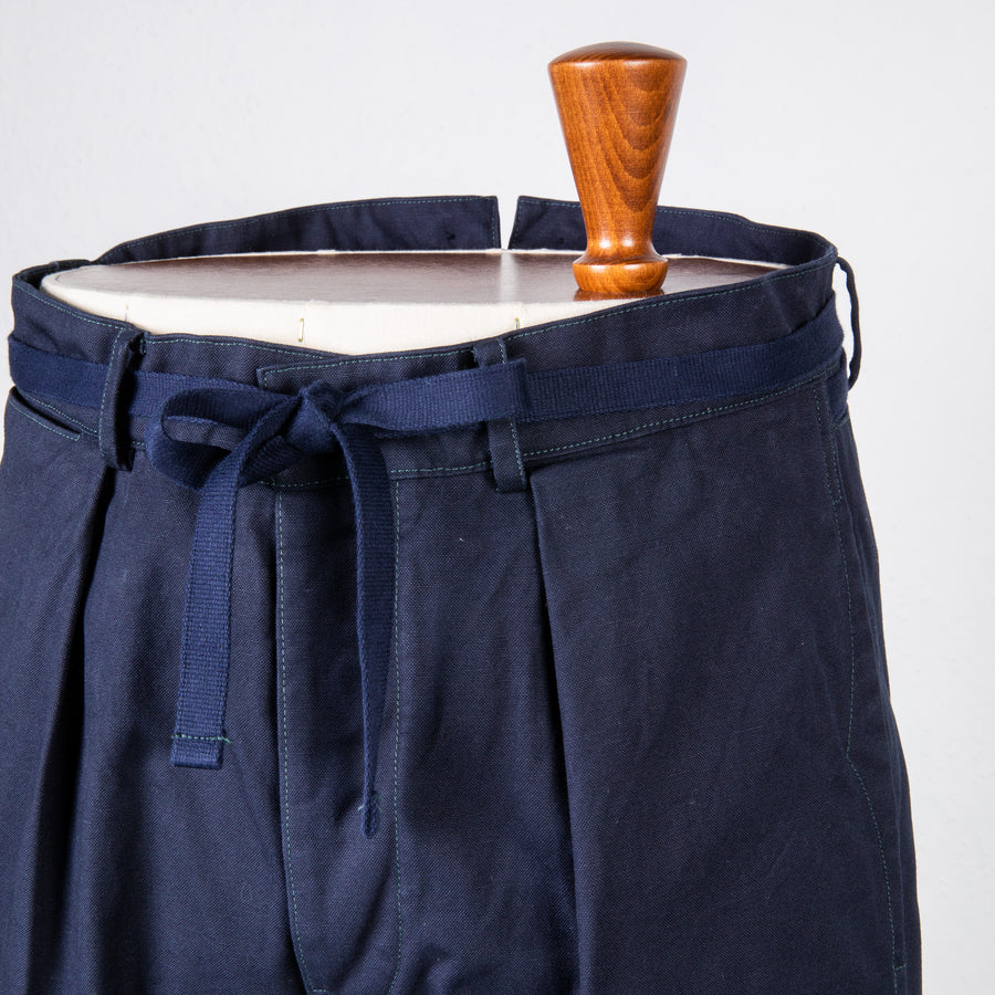 Coherence Alain Pants Selvedge Yacht Canvas Dark Blue