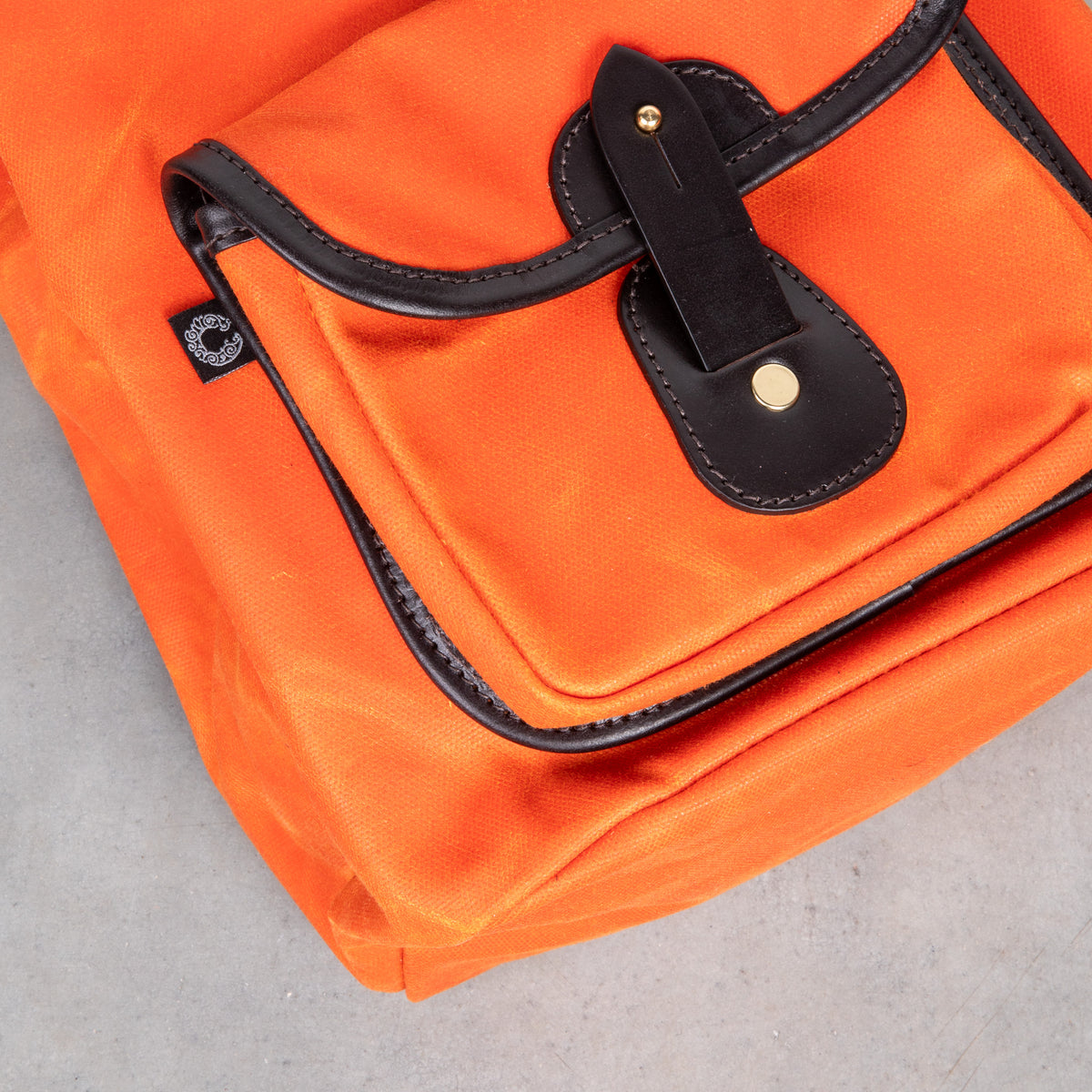 Croots Rucksack Croots Vintage Canvas Drawstring Rucksack Orange – Frans Boone Store