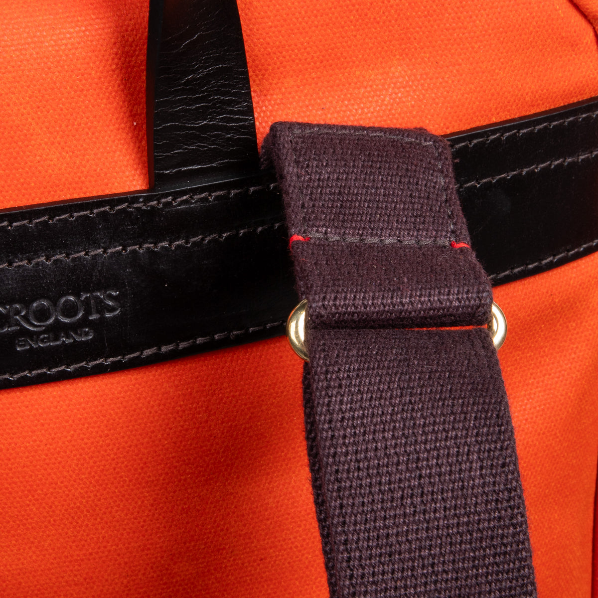 Croots Rucksack Croots Vintage Canvas Zipped Backpack Orange – Frans Boone Store