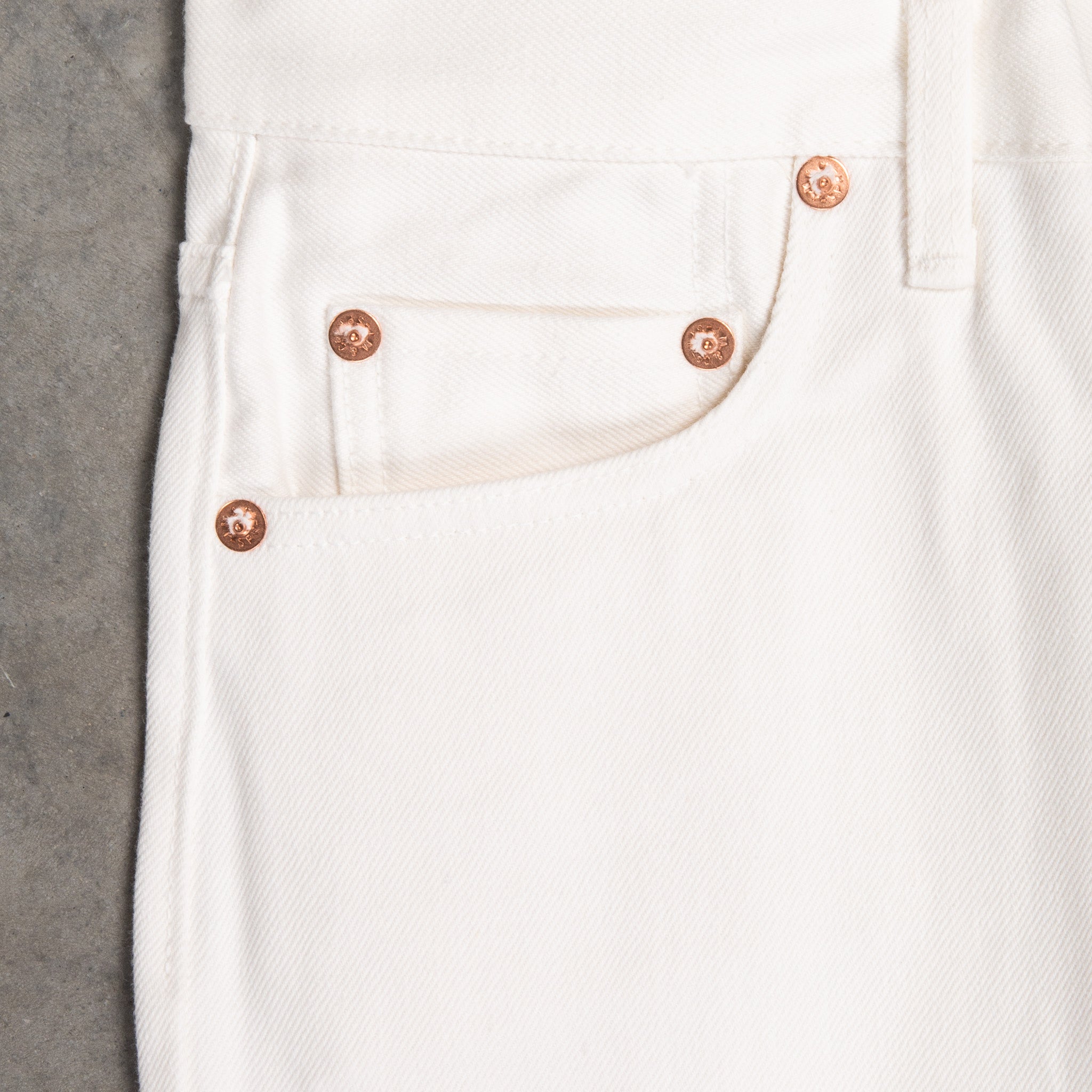 The Real McCoy&#39;s Lot.905 White Jeans