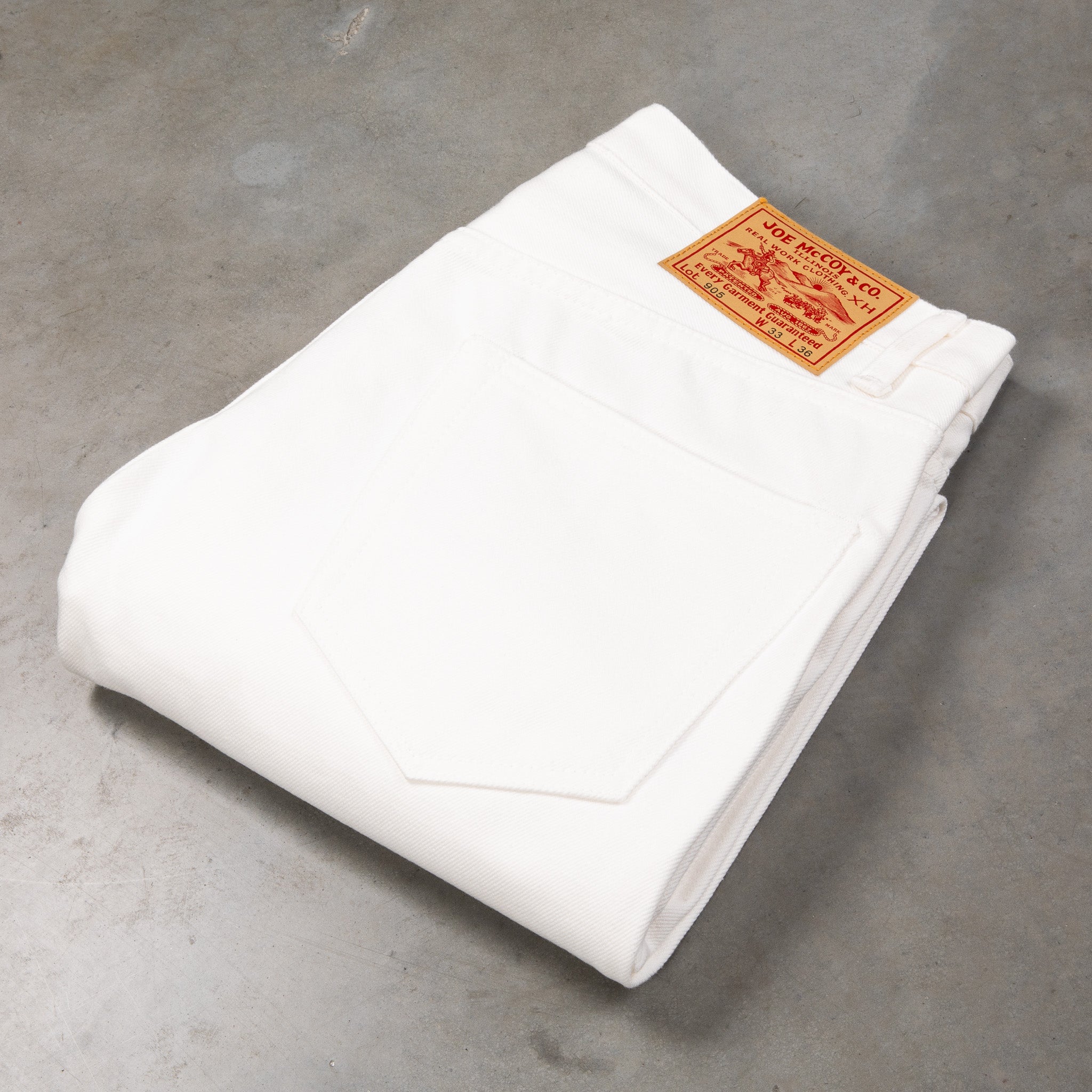 The Real McCoy&#39;s Lot.905 White Jeans