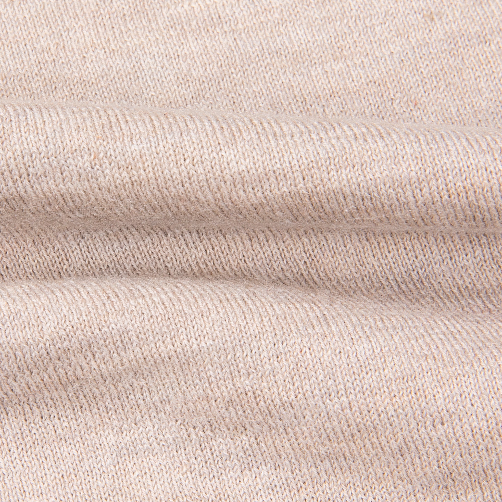 Drumohr Luxury 30G Cashmere Polo Beige Chiaro