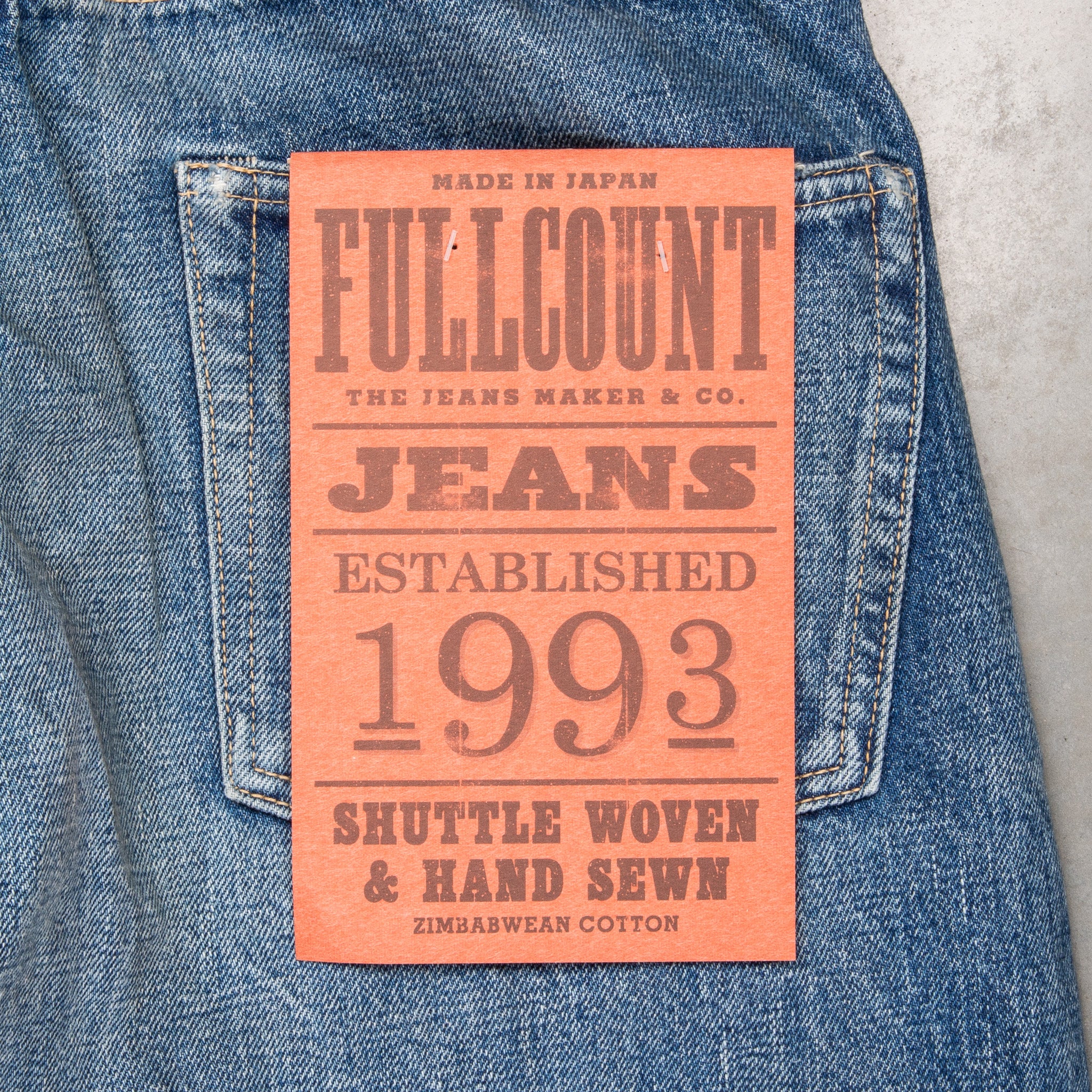 Fullcount 0105 Loose Straight 13.7 Oz Dartford