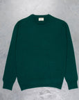 William Lockie x Frans Boone Super Geelong Vintage fit sweater Tartan Green