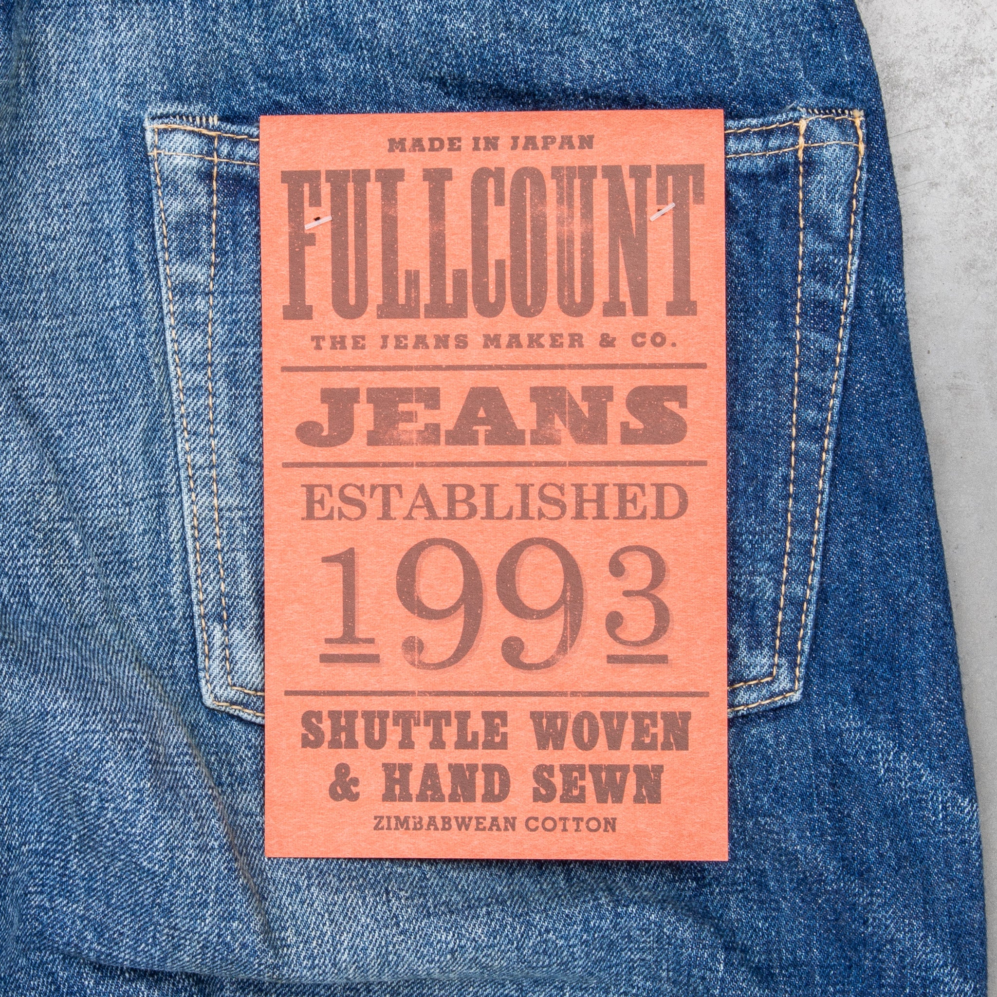 Fullcount 0105 Loose Straight 13.7 Oz More Than Real