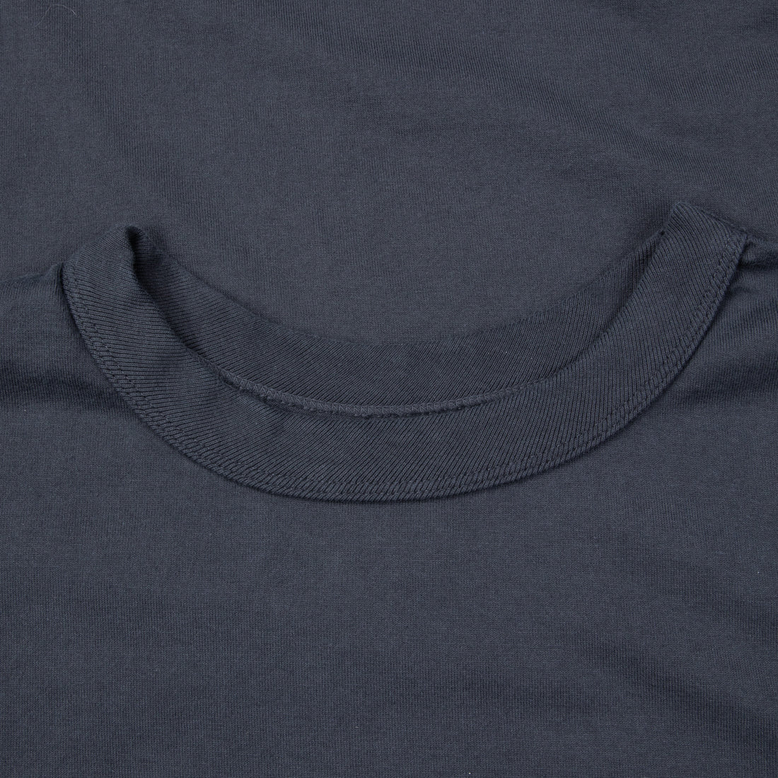 Fullcount Flat Seam Heavyweight Longsleeve T-Shirt Ink. Black