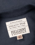 Fullcount Flat Seam Heavyweight Longsleeve T-Shirt Ink. Black
