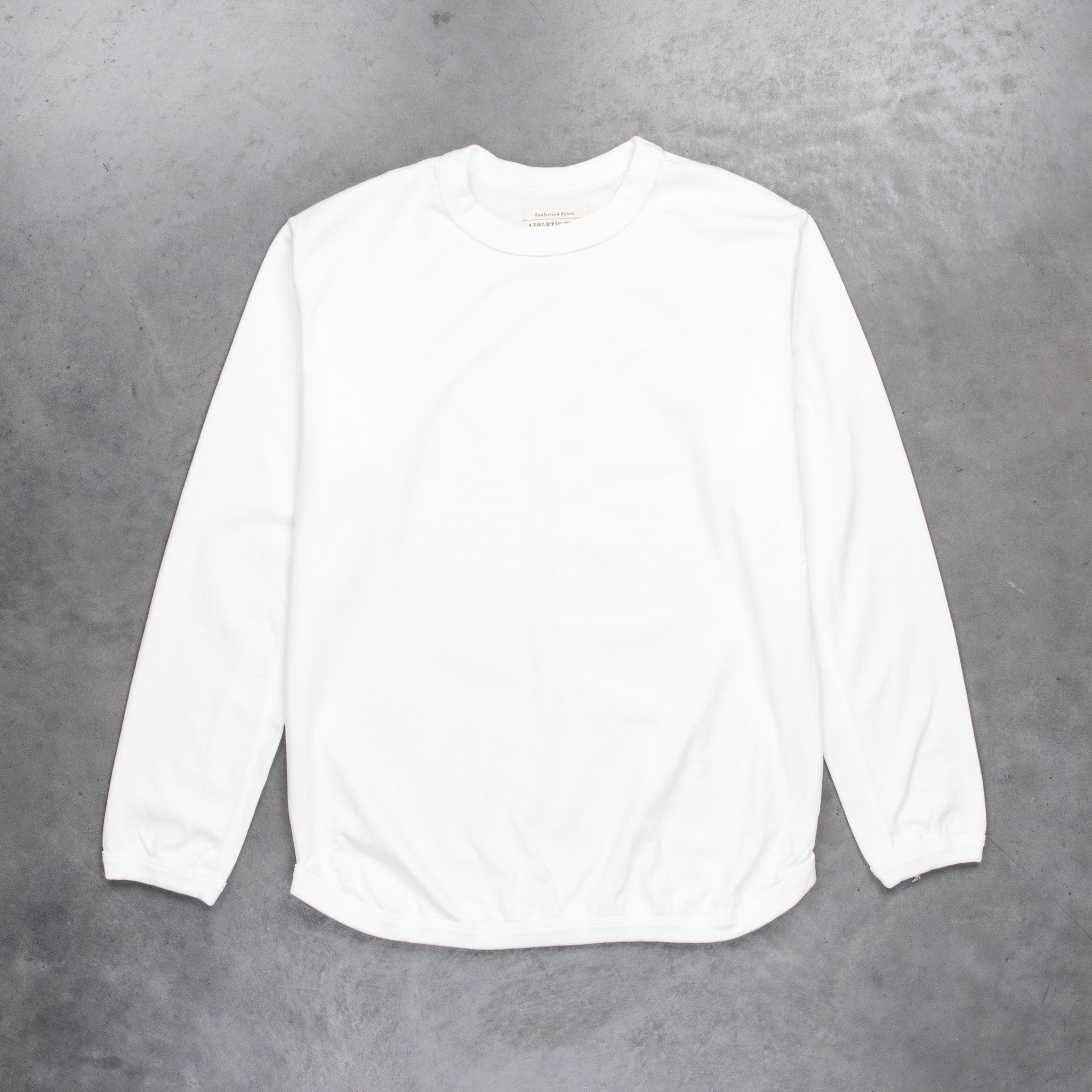 Fullcount Flat Seam Heavyweight Longsleeve T-Shirt White