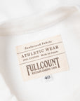 Fullcount Flat Seam Heavyweight Longsleeve T-Shirt White