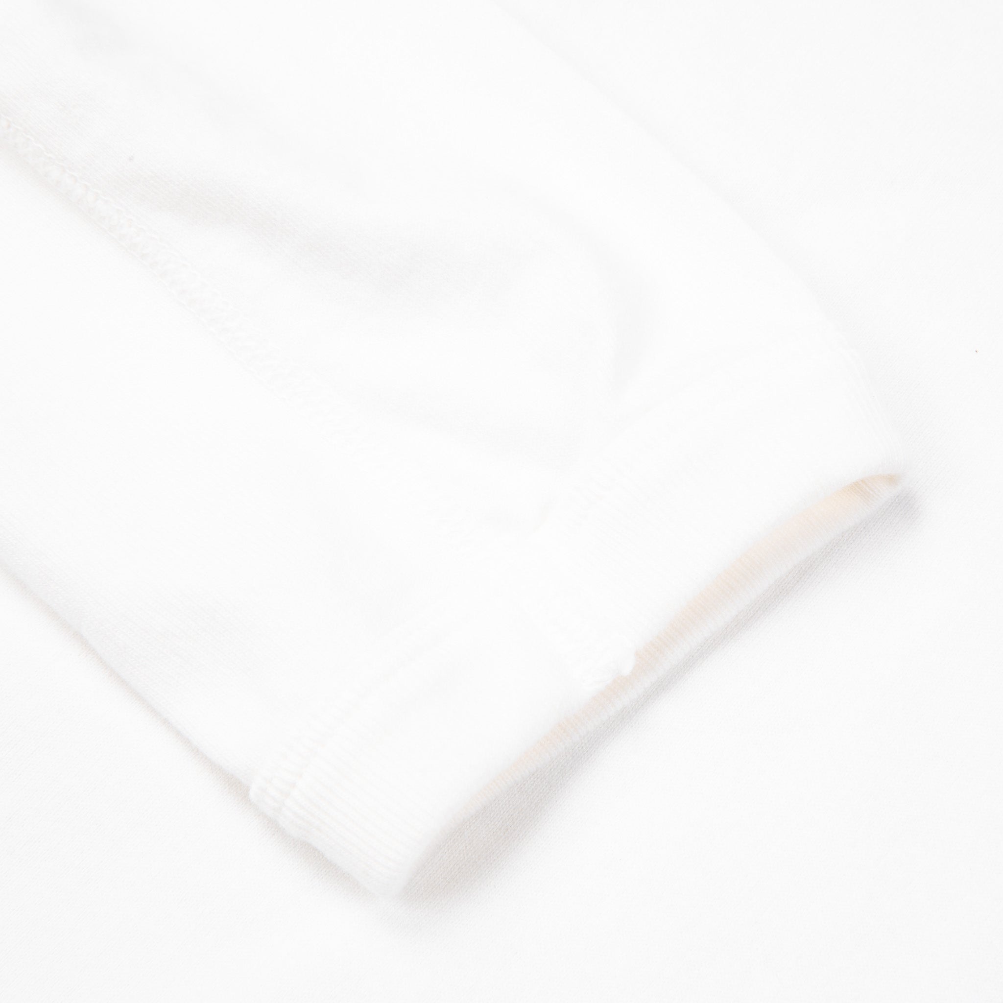 Fullcount Flat Seam Heavyweight Longsleeve T-Shirt White