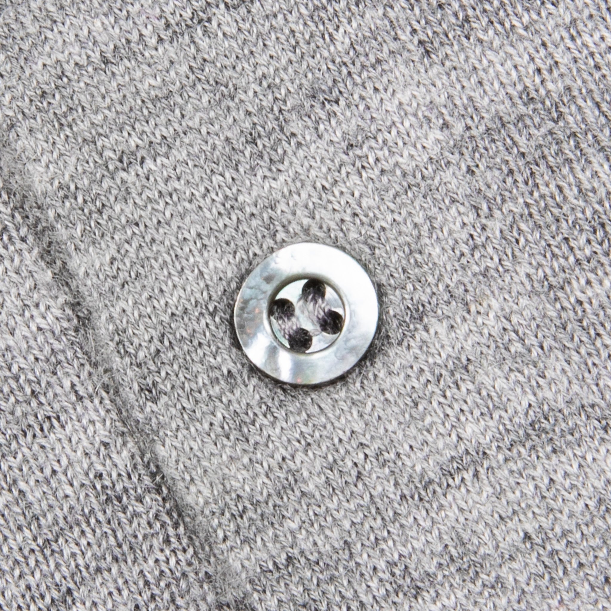 Drumohr Luxury 30G Cashmere Polo Grigio Medio