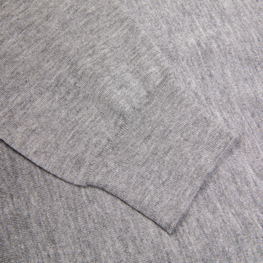 Drumohr Luxury 30G cashmere Crew Neck Grigio Medio