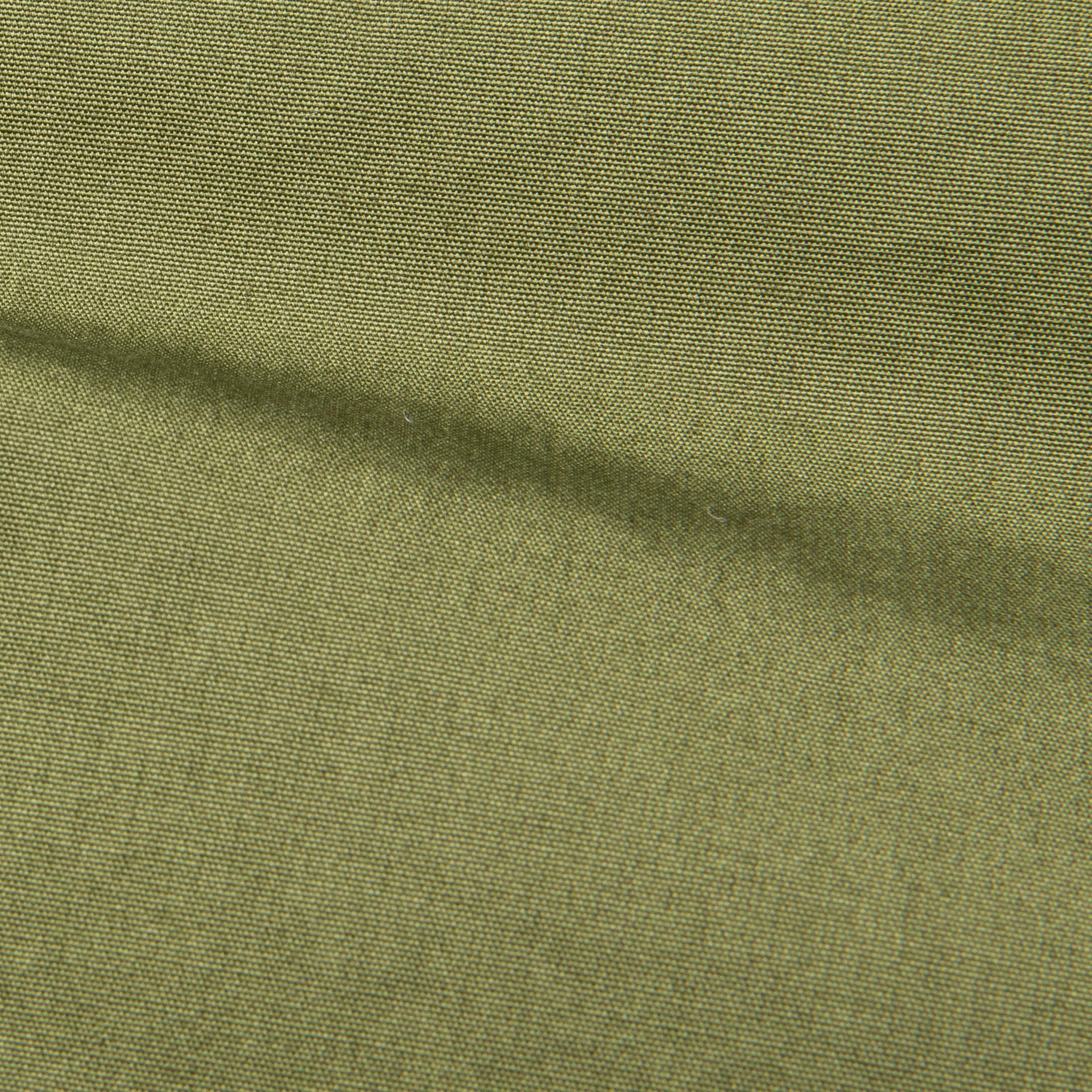 Finamore Tokyo Shirt Sergio Collar Alumo poplin olive