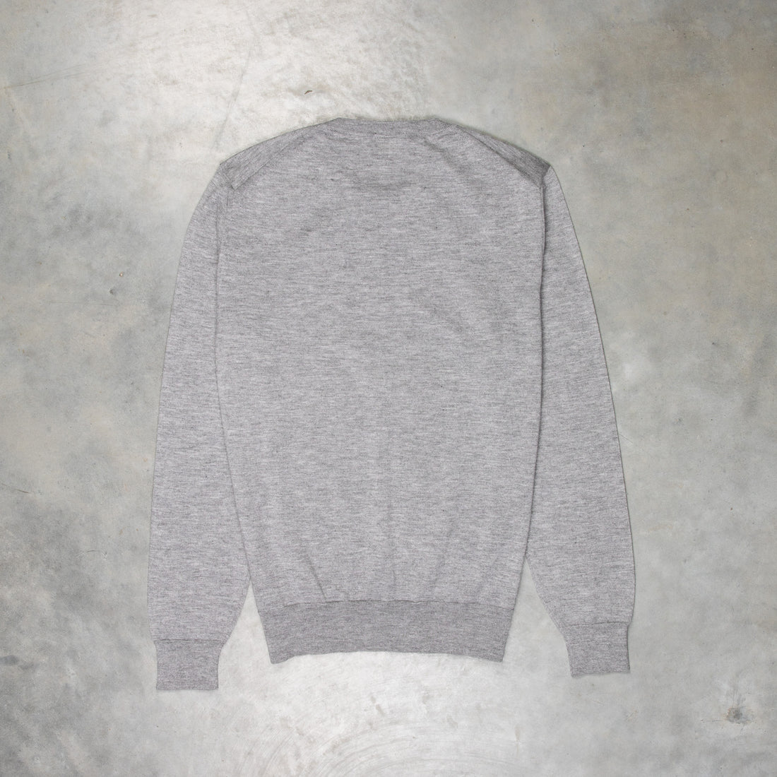Drumohr Luxury 30G cashmere Crew Neck Grigio Medio