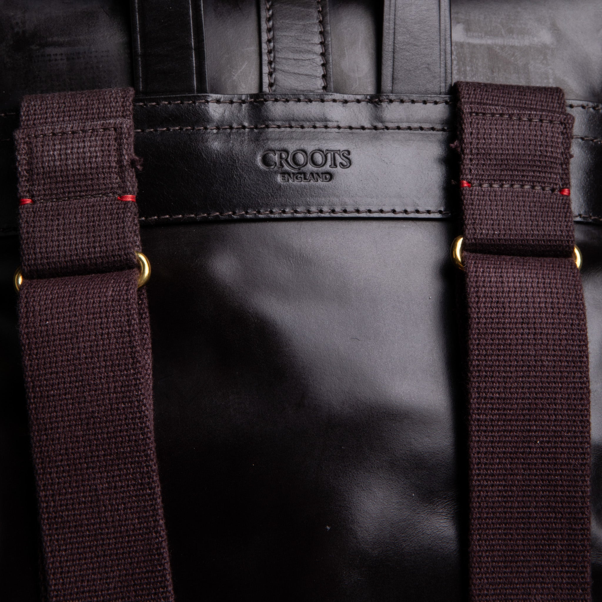 bridle leather backpack Croots Malton Bridle leather Rucksack Dark Havana – Frans Boone Store