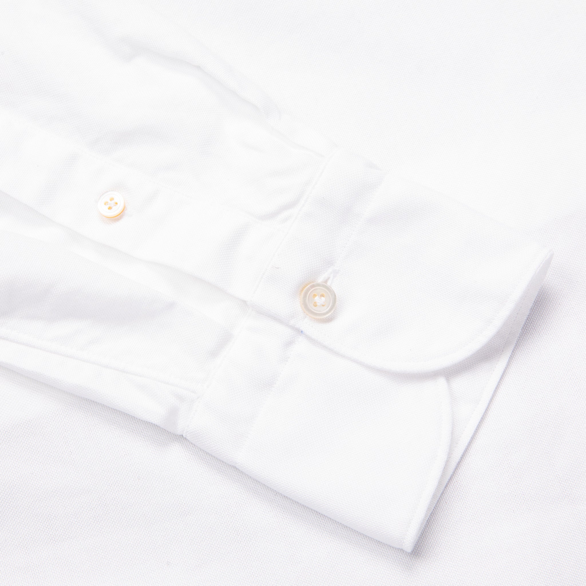 Finamore Washed Tokyo Sergio Collar Shirt Oxford White