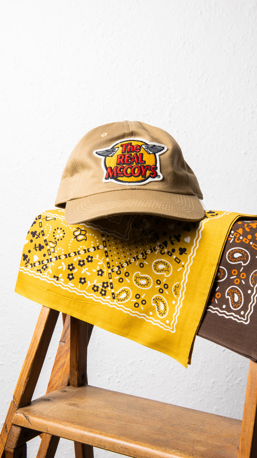 The Real McCoy's Logo Baseball Cap Khaki