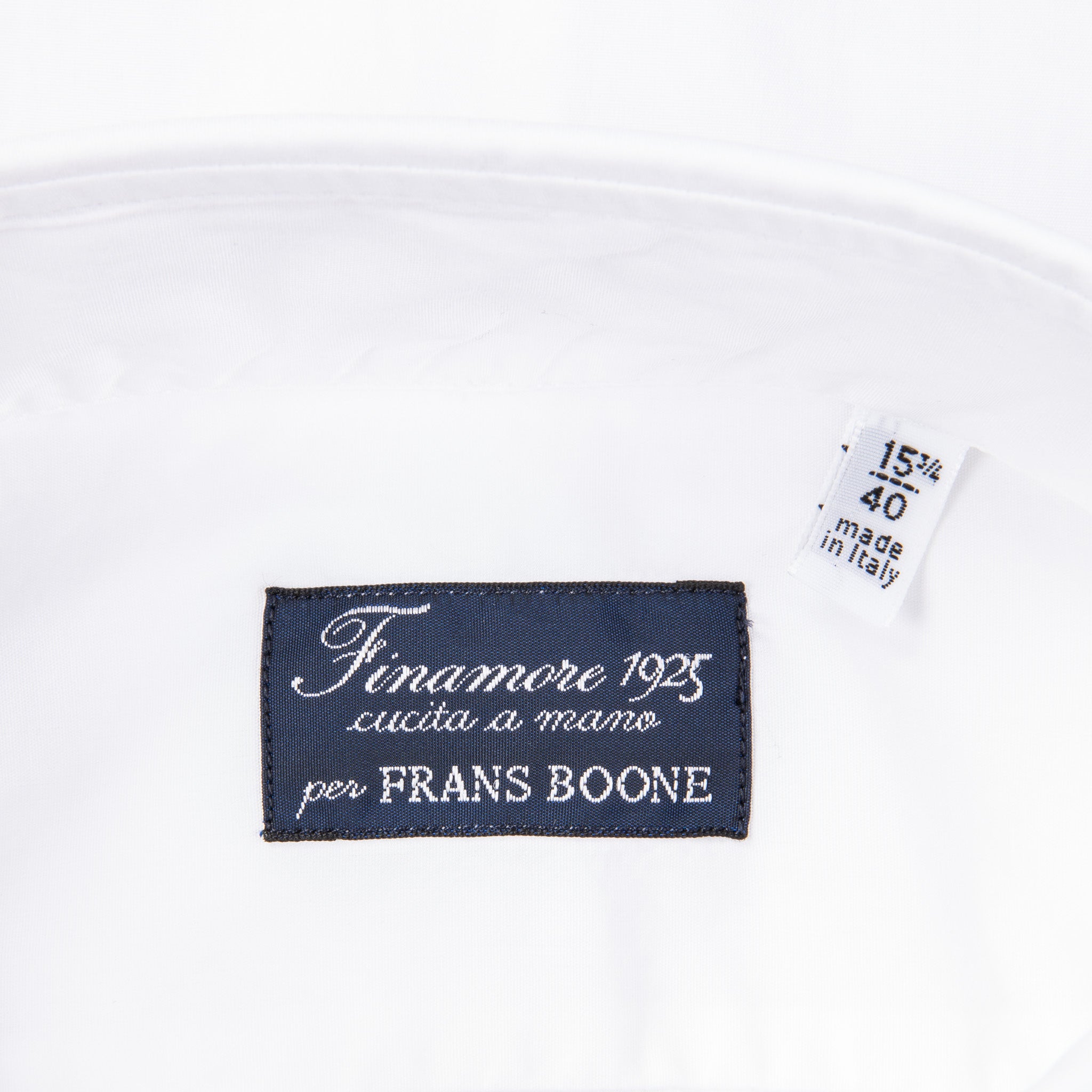 Finamore Tokyo shirt Lucio Collar white alumo poplin