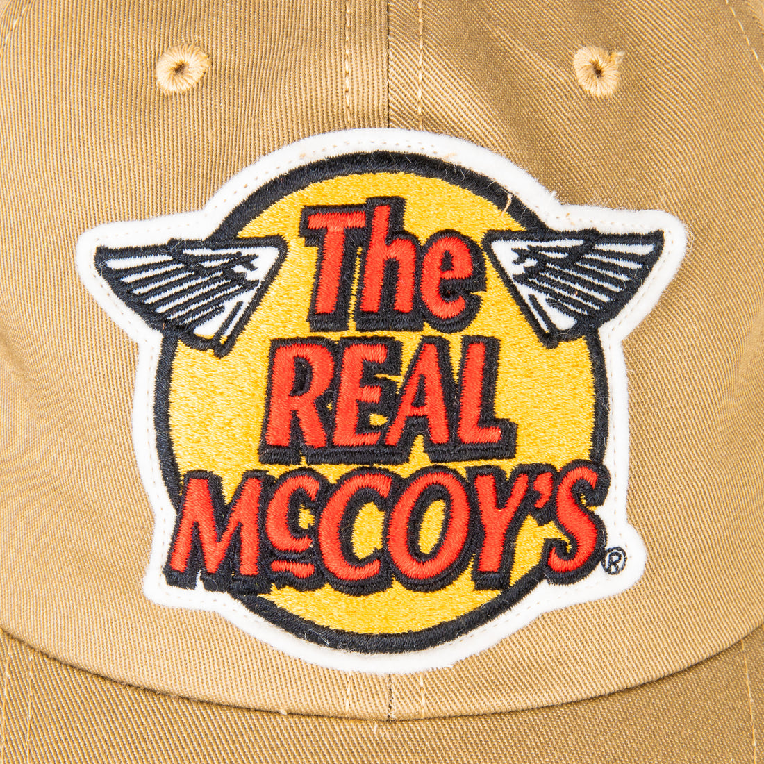 The Real McCoy's Logo Baseball Cap Khaki